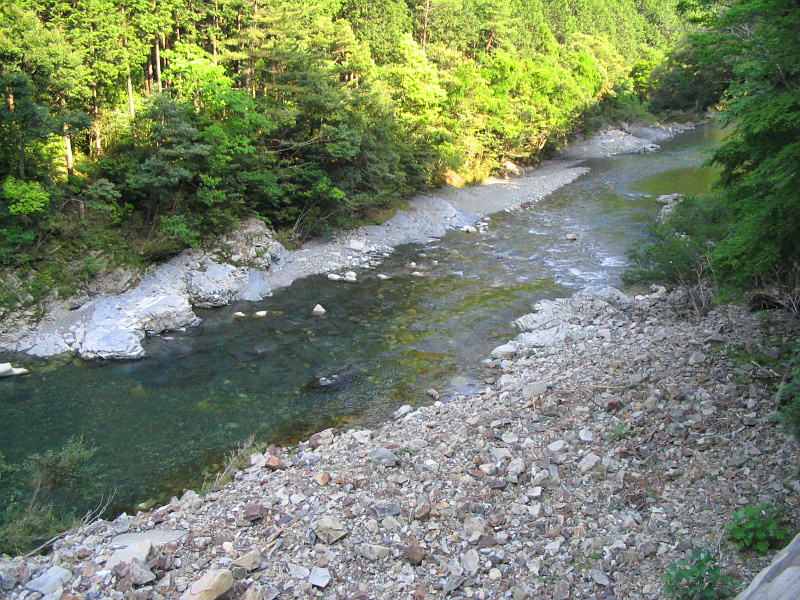 古座川支流小川