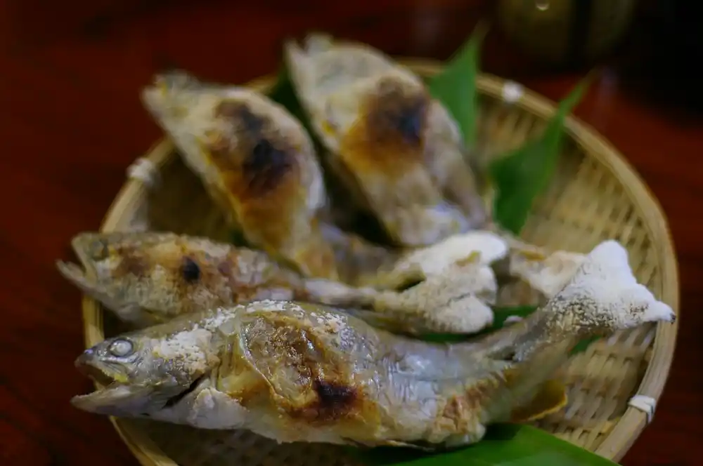 アマゴの塩焼き