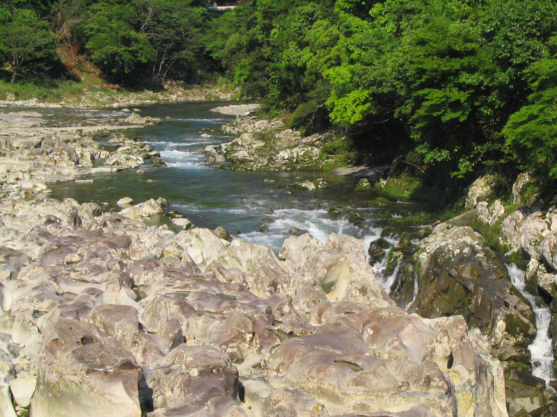 古座川支流小川